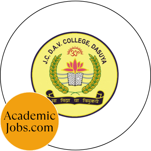 JCDAV College, Dasuya Logo
